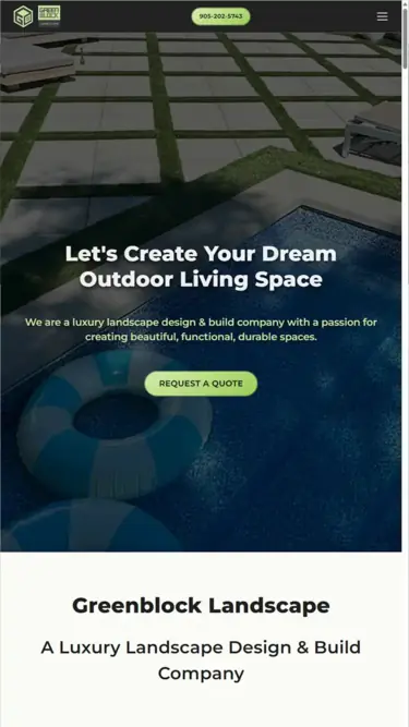 Mobile website preview for Greenblock Property Services