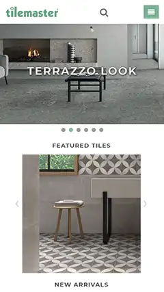 Archived mobile website preview for Tilemaster Canada