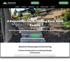 Absolute Stonescape & Contracting - Custom Hardscape and Landscape Design Contractor in Huntsville, ON